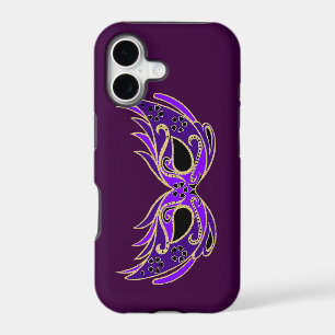 Royal purple masquerade mask