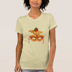 Royal purple masquerade mask mardi gras T-Shirt