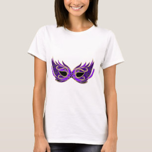 Royal purple masquerade mask T-Shirt