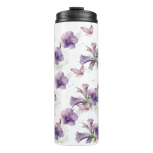 Royal Purple Petunia Tumbler