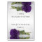 Royal Purple Rose Wedding DIY Fold Place Card