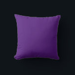 Royal Purple Simple Solid Colour Cushion<br><div class="desc">Royal Purple Simple Solid Colour Throw Pillow</div>