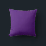 Royal Purple Simple Solid Colour Cushion<br><div class="desc">Royal Purple Simple Solid Colour Throw Pillow</div>