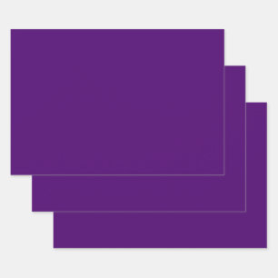 Royal purple (solid colour)  wrapping paper sheet