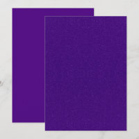 Royal Purple Sparkle Flat Save The Date Card