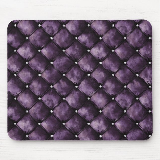 Royal Purple Squares Mouse Mat (Front)