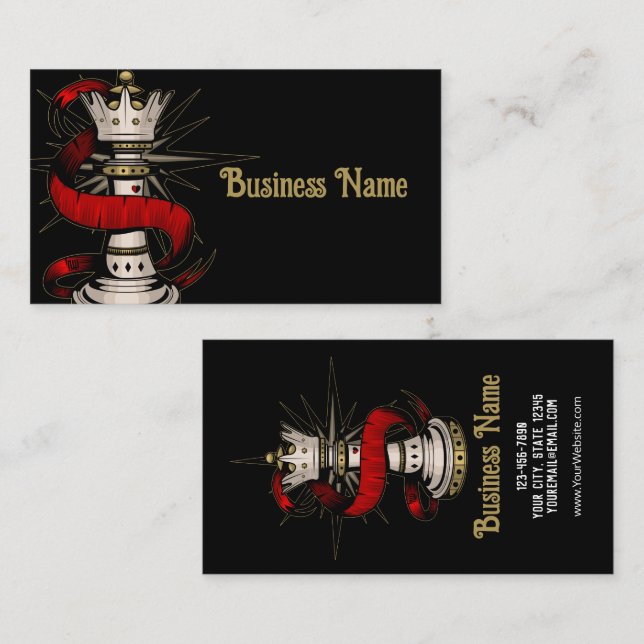 Royal Queen Business Card (Front/Back)