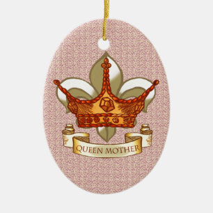 Royal Queen Mother   Ceramic Tree Decoration