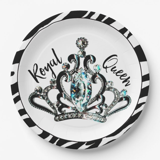 "Royal Queen" Party Plates (Front)