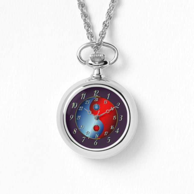 Royal Rebel - Purple Yin Yang Watch (Front)