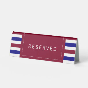 Royal Red and Blue Wedding Theme Reserved