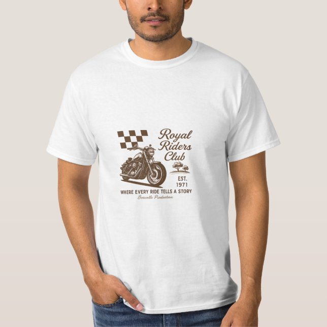 Royal Riders Club Men’s Value T-Shirt (Front)