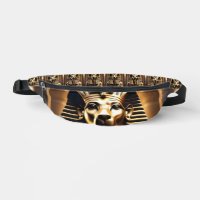 **"Royal Roar: The Golden Pharaoh Lion"**