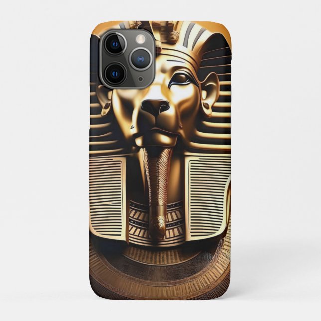 **"Royal Roar: The Golden Pharaoh Lion"** Case-Mate iPhone Case (Back)