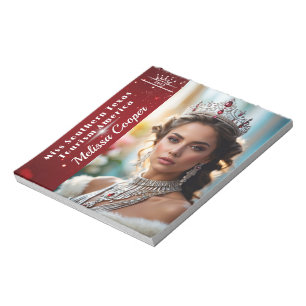 Royal Ruby Shimmer Pageant Autograph Pad