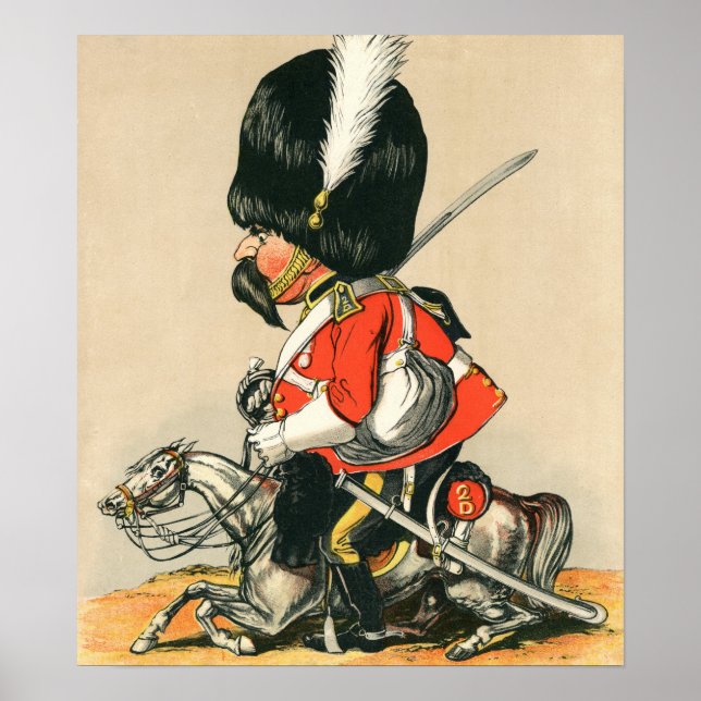 Royal Scots Greys Soldier Poster (Front)