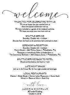 Itinerary Wedding Invitations Zazzle Co Uk