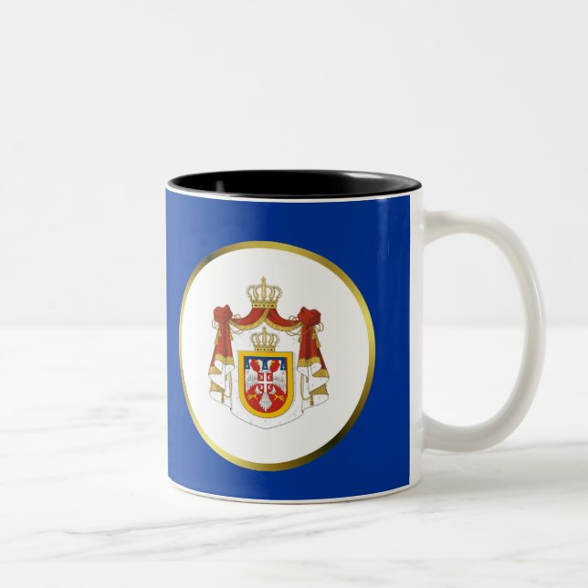 Royal Serbian Crest Mug (Right)