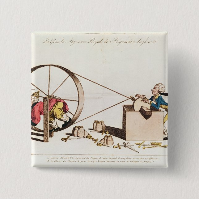 Royal Sharpening Service 15 Cm Square Badge (Front)