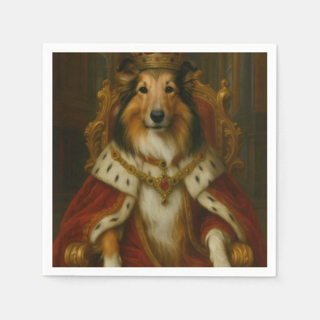 Royal Sheltie Napkin (Front)
