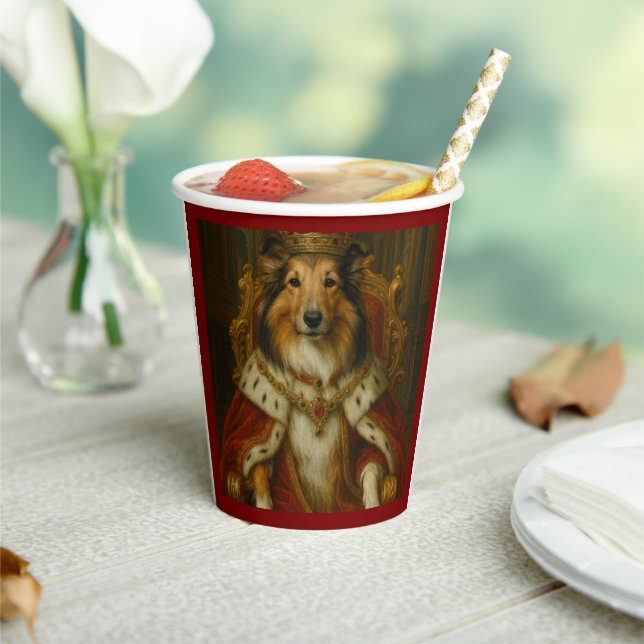 Royal Sheltie Paper Cups (Insitu)