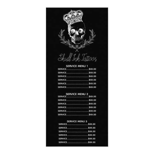 Royal Skull Rack Card (Front)