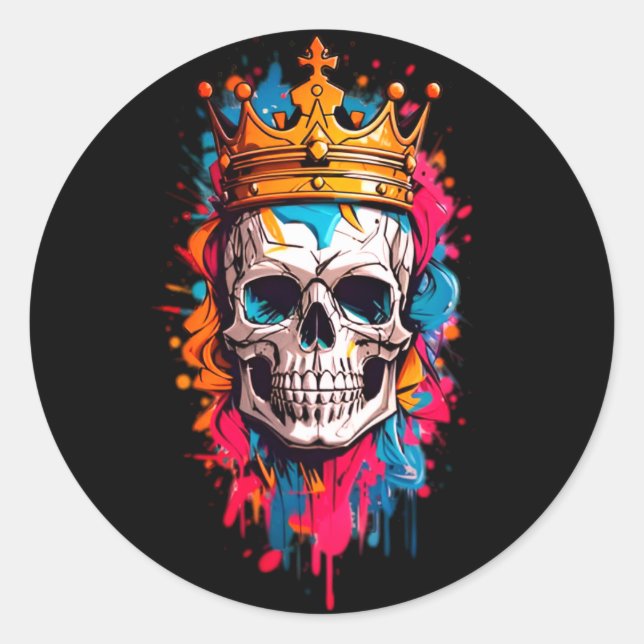 Royal Skull Sticker  (Front)