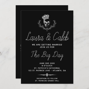 Royal Skull Wedding Invitation