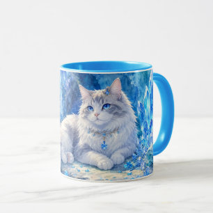 Royal Snow Cat Mug