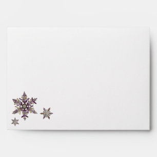 Royal Snowflake Customisable Holiday Envelope