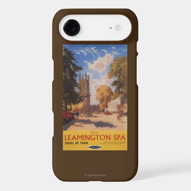 Royal Spa, Street View British Railways Poster Case-Mate iPhone Case (Back)