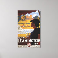Royal Spa, Woman Drinking Water Rail Poster