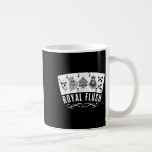 Royal Spade Flush Skeleton King Queen Spades Ker G Coffee Mug