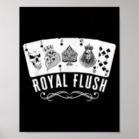 Royal Spade Flush Skeleton King Queen Spades Ker G