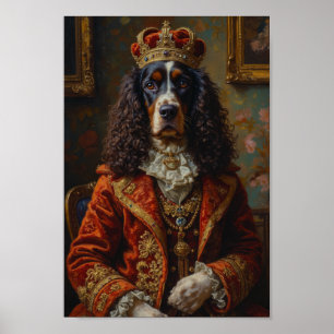 Royal Springer Spaniel Portrait Poster