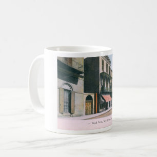 Royal St., New Orleans LA 1910 Vintage Coffee Mug