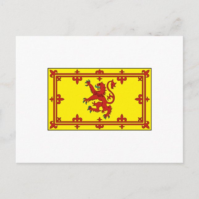 Royal Standard of Scotland Postcard (Front)