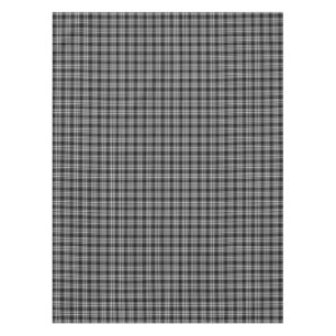 Royal Stewart Black And White Tartan Tablecloth