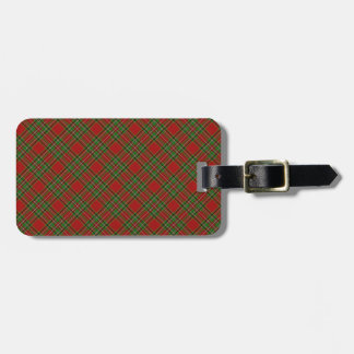 Royal Stewart Clan Tartan Designed Print Luggage Tag