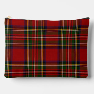 Royal Stewart Clan Tartan Plaid  Accessory Pouch