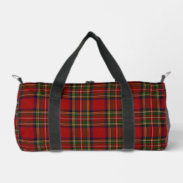 Royal Stewart Clan Tartan Plaid  Duffle Bag