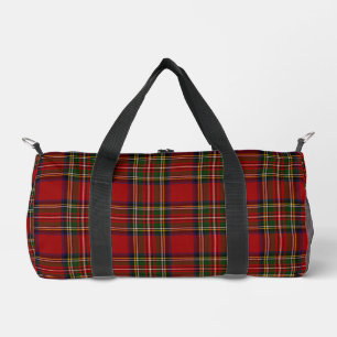 Royal Stewart Clan Tartan Plaid  Duffle Bag