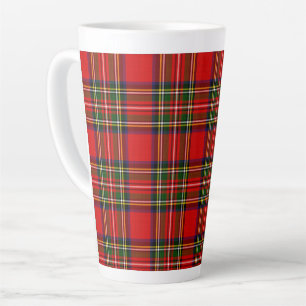 Royal Stewart Clan Tartan Plaid Latte Mug