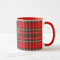 Royal Stewart Clan Tartan Plaid 