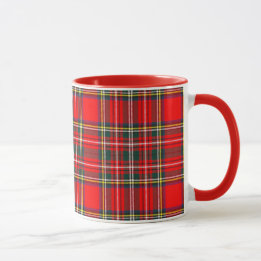 Royal Stewart Clan Tartan Plaid Mug