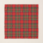 Royal Stewart Clan Tartan Plaid  Scarf<br><div class="desc">Traditional plaid Royal Stewart tartan pattern done in the classic red,  green,  blue,  yellow,  and white stripes and checks. Great for any occasion and especially nice for the holiday gifts.</div>