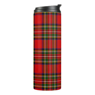 Royal Stewart Clan Tartan Plaid Thermal Tumbler