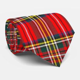 Royal Stewart Clan Tartan Plaid Tie
