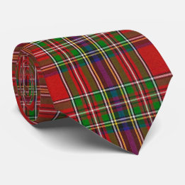 Royal Stewart Clan Tartan Plaid Tie