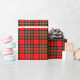 Royal Stewart Clan Tartan Plaid  Wrapping Paper